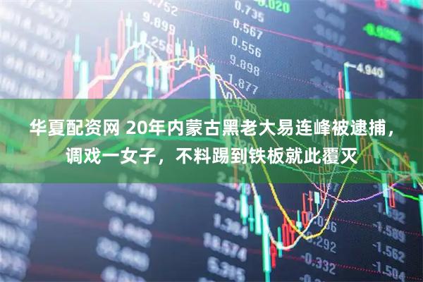 华夏配资网 20年内蒙古黑老大易连峰被逮捕，调戏一女子，不料踢到铁板就此覆灭