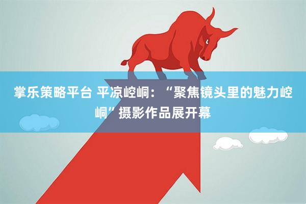 掌乐策略平台 平凉崆峒：“聚焦镜头里的魅力崆峒”摄影作品展开幕