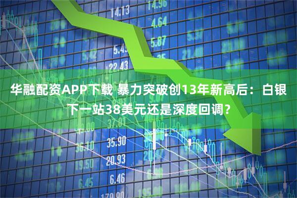 华融配资APP下载 暴力突破创13年新高后：白银下一站38美元还是深度回调？