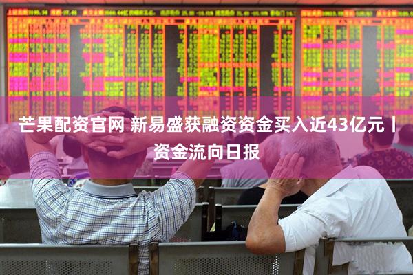 芒果配资官网 新易盛获融资资金买入近43亿元丨资金流向日报